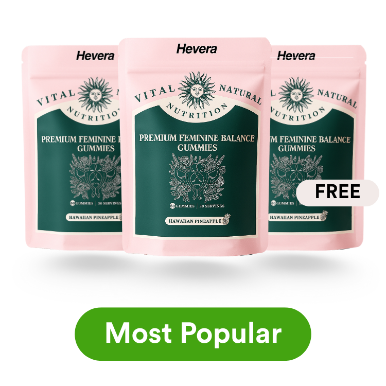 Hevera Feminine Balance Gummies - Fewer UTI’s in 60 days or get your money back
