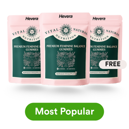 Hevera Feminine Balance Gummies - Fewer UTI’s in 60 days or get your money back