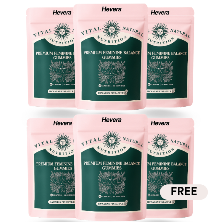 Hevera Feminine Balance Gummies - Fewer UTI’s in 60 days or get your money back
