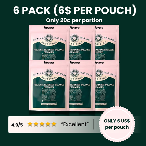 Feminine Balance Gummies 6 Pack (6$ per pouch)