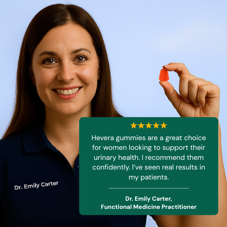 Hevera Feminine Balance Gummies - Fewer UTI’s in 60 days or get your money back